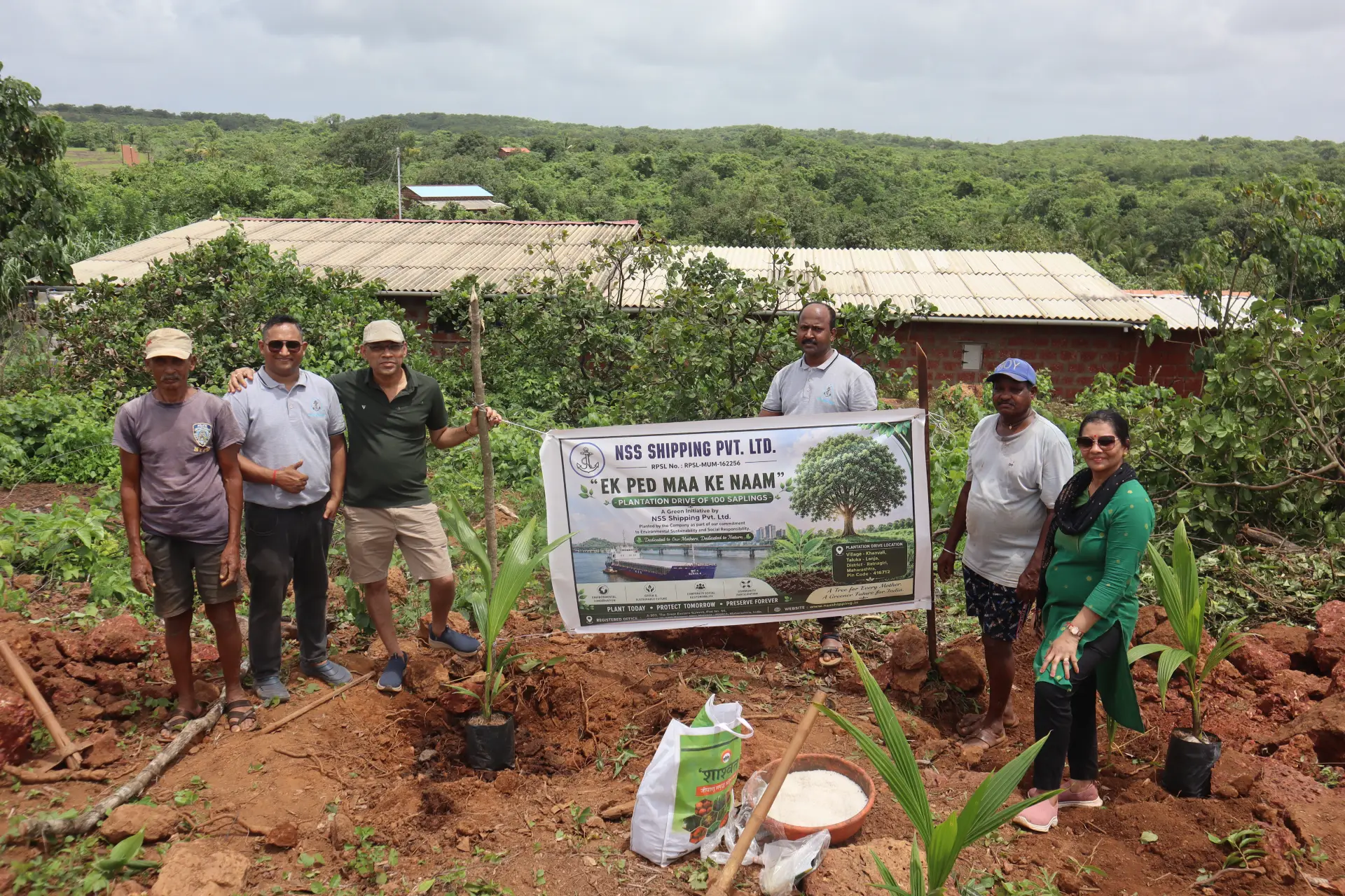 Plantation Drive of 100 Saplings